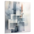 thumbnail image 2 of Designart "Zen in Grey Abstract V" Minimalism Metal Wall Art Prints, 2 of 5