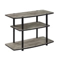 thumbnail image 1 of Convenience Concepts Designs2Go Meuble TV à Trois Niveaux en Bois Gris Vieilli, 1 of 5