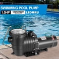 thumbnail image 2 of Bomba para piscina Leomru, 1,5 HP, 6500 LPH, autocebante, 110 V/220 V, 2 of 9