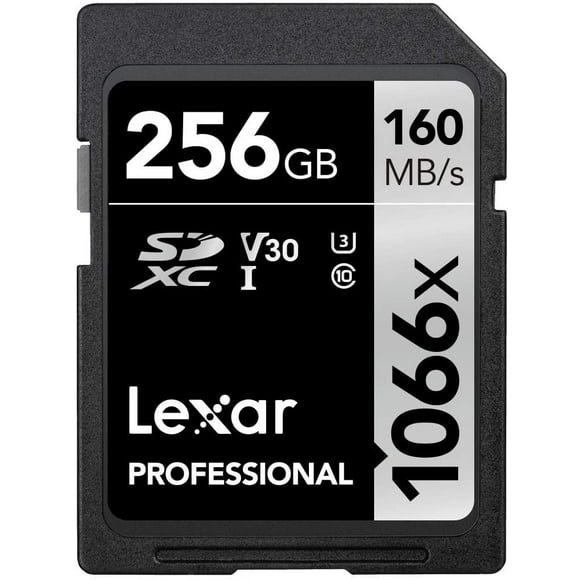 Lexar Professional 1066x 512 Go SDXC UHS-I Carte Série Argent, jusqu'à 160MB/s Lecture (LSD1066512G-BNNNU)