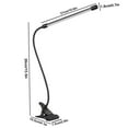 thumbnail image 5 of LED Desk Lamp | Clip-On Adjustable Brightness USB Powered Eye Protection Reading Light | 3 Lighting Modes | Flexible Aluminum Stand | 1 Pack | White | 15.3x10.6in, 5 of 9