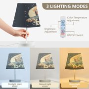BZSMCE Table Lamp Creative Space Monkey Print Simple Pattern Night Light