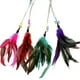 thumbnail image 3 of Juguete para gatos con plumas y varita mágica, juguete de plumas para gatos (6 colores al azar) JM, 3 of 5