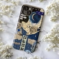 thumbnail image 5 of Celestial Collage Phone Case – Moon & Stars Vintage Aesthetic, Protective Hard Cover for iPhone 16 15 14 13 12 11 Pro Max Plus Mini, 5 of 6