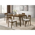 thumbnail image 2 of Almonte 5-piece 59-inch Rectangular Dining Set Dark Brown, 2 of 15