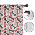 thumbnail image 4 of Blackout Kids Curtains,Dog Bones Childrens Insulated Curtains Set Of 2,Bedroom Essentials,Toddler Room Decor 52x63in(132x160cm), 4 of 4