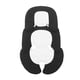 thumbnail image 1 of Cojín para cochecito de bebé, alfombrilla gruesa para cochecito, forros de asiento universales, cojín para asiento de cochecito para cochecito de bebé negro, 1 of 8