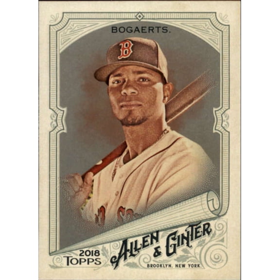 Collectible 2018 Topps Allen and Ginter Hot Box #295 Xander Bogaerts Red Sox MLB Baseball Trading Card