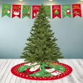 thumbnail image 4 of Cubierta de suelo de árbol de Navidad, falda de árboles, decoración redonda bonita de franela, exquisita almohadilla de árbol de Navidad, Festival, Año Nuevo, 4 of 4