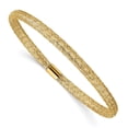 thumbnail image 1 of Diamond2Deal 10K Yellow Gold Stretch Mesh Bracelet 7inch for Women, 1 of 6