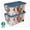 Blue, variant on Transparent Toy Storage Box, Stackable Large-capacity Storage Containers with Lockable Lids and Handles, Suitable for Warehouses and Bedrooms
