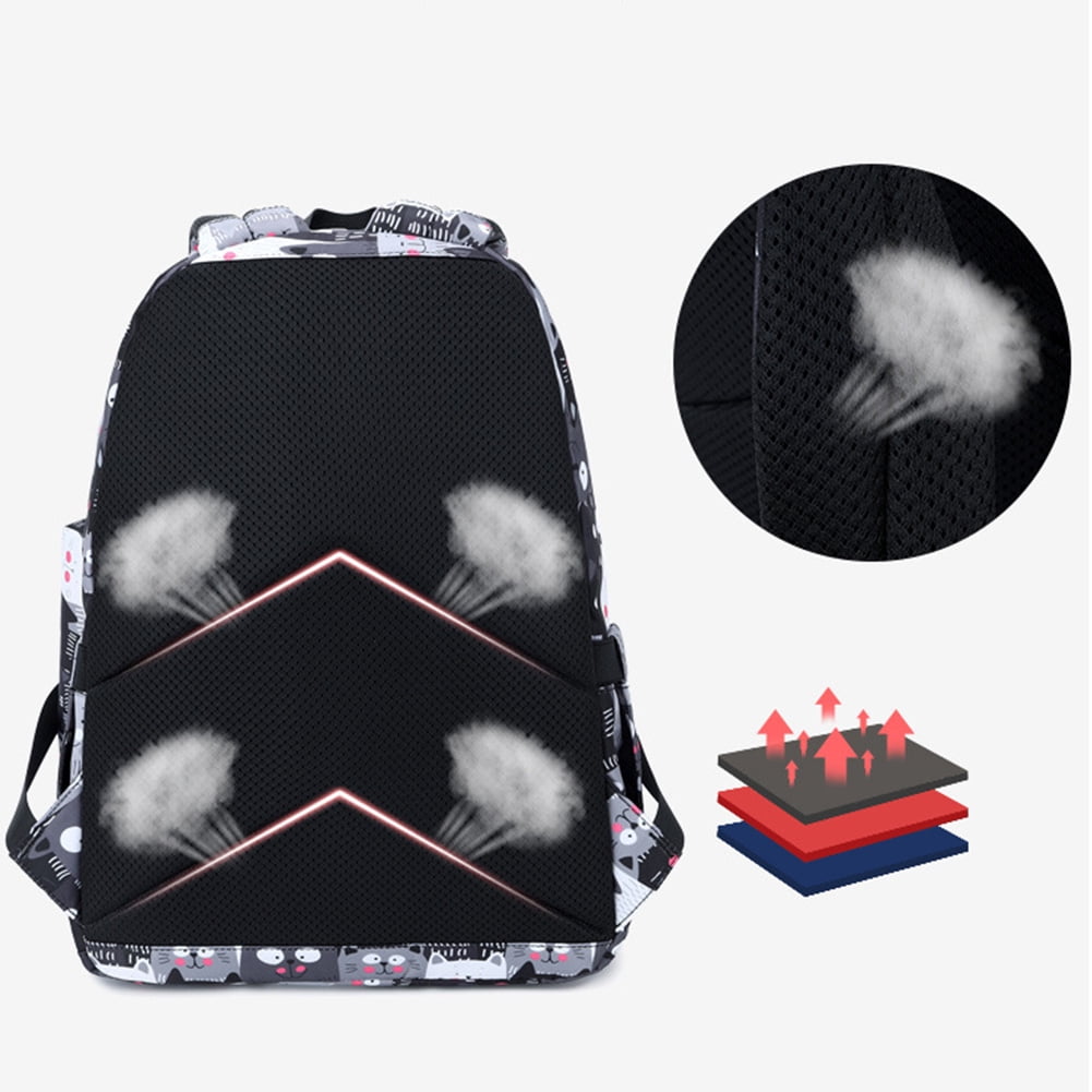 Pzuqiu Backpack 3 In 1 Horse Rucksack with Lunch Bag and Pens Case for  Girls Age 13-15 School Bag Set for Camping Picnic Bagpack with Water Bottle  Holders 