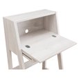 thumbnail image 4 of Furniture of America Asher Desk with Flip-Down Cabinet, White Oak, 4 of 9