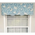 thumbnail image 2 of RLF Home Luxurious Modern Design Classic Jenna Glory Style Window Valance 50" x 16" Sky, 2 of 4