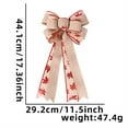 thumbnail image 3 of PEIBang Large Christmas Wreath Bows,Fall Maple Leaves Bows for Wreath,Tree Topper Ribbon Bows for Home Indoor Outdoor Decoration,Party Supplies, 3 of 9