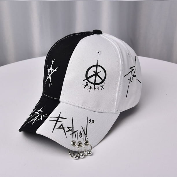 personalizado graffiti bts snapback gorras de béisbol negro y blanco patchwork hombres mujeres hip hop gorra papá sombrero casual hebilla sombrero