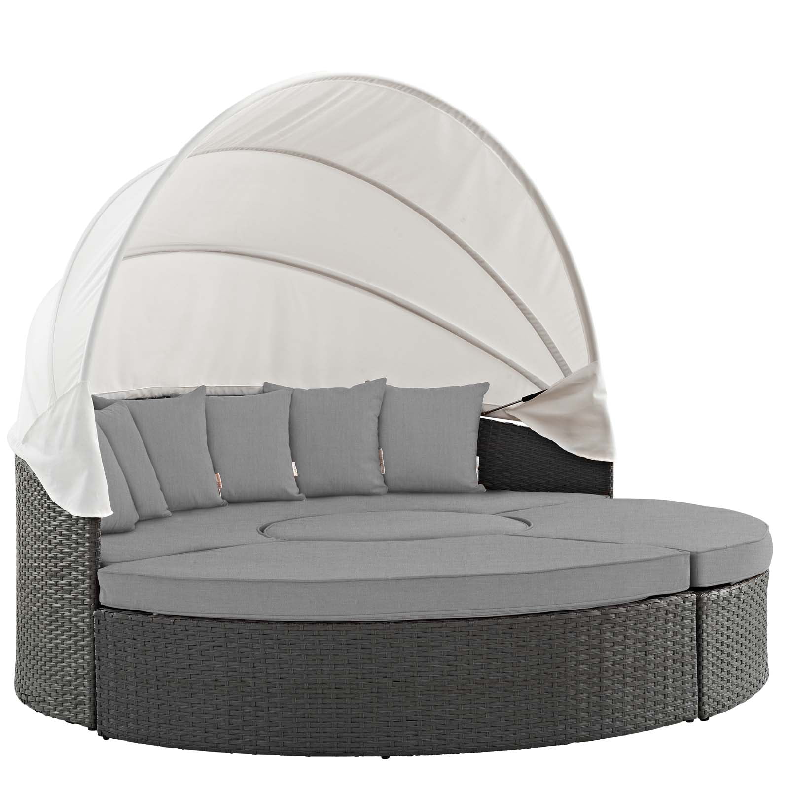 Modern Contemporary Urban Design Outdoor Patio Balcony Garden Modern Contemporary Urban Design Outdoor Patio Balcony Garden Furniture Lounge Daybed Sofa Bed Sunbrella Rattan Wicker Grey Gray Com