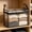 Black Size L W2, variant on ZZkhGO Foldable Clear PVC Storage Organizer Bin, Waterproof Transparent Clothes Storage Box with Zipper, Reinforced Handles Collapsible Container for Closet Bedroom Travel, White