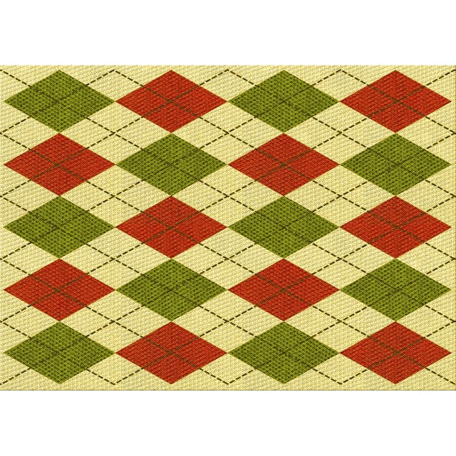 Ahgly Company Machine Washable Indoor Rectangle Transitional Mahogany Brown Area Rugs, 2' x 3'