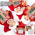 thumbnail image 4 of Bracelet Making for Christmas Advent Calendar  Christmas Countdown Calendar Creative DIY Bracelet Making Kit Jewelry Making Kit for Christmas Party Kids Teens，Red, 4 of 9