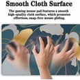 thumbnail image 5 of Mouse Pad for Women Gold Blue Desktop Pad Gaming Mouse Pads Large Mousepad Office Pad Waterproof Non-Slip Rubber Base 35.4" X 15.7" for Game Office, Precious Leaves of The Jungle, 5 of 6