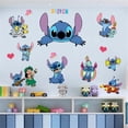thumbnail image 4 of Vinilos decorativos Lilo y Stitch Arte de pared de dibujos animados para niños Stitch Wall, 4 of 5