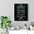 thumbnail image 5 of Scripture Walls  Heavenly Host Luke 2:13 Bible Verse Canvas Christian Wall Art Ready to Hang Unframed, 5 of 12