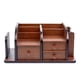 thumbnail image 2 of Soporte para control remoto de TV, caja de almacenamiento para mesa de té, organizador de escritorio, organizador de cosméticos Estilo C, 2 of 9