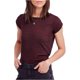 thumbnail image 1 of Free People - Camiseta básica estampada para mujer, color rojo, pequeña, 1 of 2