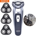 thumbnail image 2 of Afeitadora para hombres SOEYE, recortadora de barba, Afeitadora eléctrica para hombres, maquinilla de afeitar eléctrica MiYoupin, máquina de afeitar portátil, depiladora Facial Tan Jianjun unisex, 2 of 2
