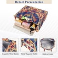 thumbnail image 3 of FORMRS Womens Corduroy Tote Bag Crossbody Shoulder Handbag with Pocket, Colorful Abstract Eagle, 3 of 7