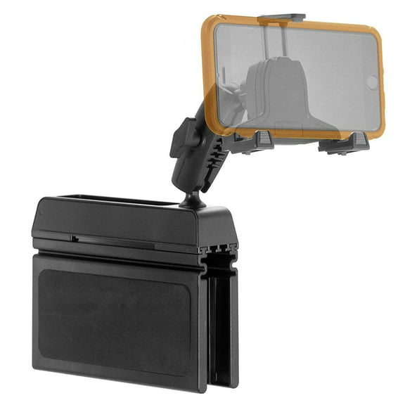 iBOLT xProDock Bizmount Wedge - Heavy Duty Vehicle Console Mount and 2m microUSB Cable for Android Smartphones: Great for Commercial Vehicles, Trucks, and Telematic Commuters