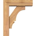 thumbnail image 3 of Ekena Millwork 5 1/2"W x 18"D x 22"H Balboa Block Smooth Bracket w/ Offset Brace, Western Red Cedar, 3 of 25