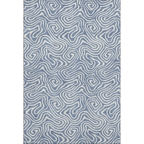 Dalyn Rugs Premium Machine Washable Mayfield AMF1030 Denim 2'6" x 3'10" Rug