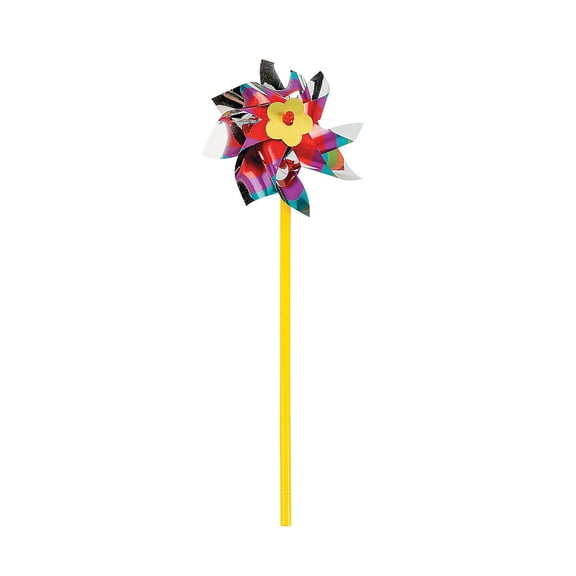 Fun Express - Rainbow Pinwheel - Toys - Value Toys - Pinwheels - 36 Pieces