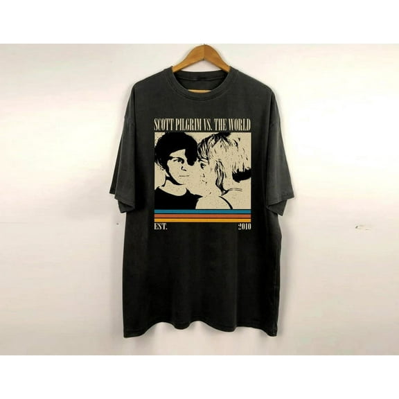 Scott Pilgrim vs. the World Shirt, Movie Shirt, Film Shirt, Vintage Shirt, Retro Shirt, Classic Shirt, Gifts for him, Christmas Gifts