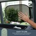 thumbnail image 5 of Dreambaby Insta-Cling Static Cling Car Window Shades, UPF 50+ Sun Protection, 2 Pack, Black L1203A, 5 of 8