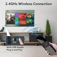 thumbnail image 5 of W1 Remote Control,Air Mouse Remote Control,Universal TV Remote Control,2.4G Wireless Keyboard Multifunction Remote Control for Nvidia Shield/Android TV Box/PC/Projector/HTPC/All-in-One PC PC, 5 of 6
