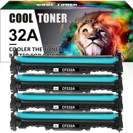 32A CF232A Cool Toner Compatible Drum Unit Replacement for HP 32A CF232A Drum for HP Pro M203d M203dn M203dw M230fdw MFP M227fdn M227fdw M227sdn M230sdn M206dn  4 Pack price history on PriceWatchPro