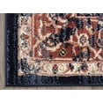 thumbnail image 3 of Abani Babylon Collection Navy 8' x 10' traditional medallion Vintage, 3 of 5