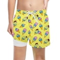 thumbnail image 3 of Baby Boy Swimsuit Youth Boys Gradient Ice Cream Print Swim Trunks Boys Bathing Suit Multicolour 7-8 Years, 3 of 3