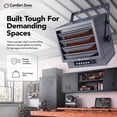 thumbnail image 2 of Comfort Zone 7,500W Digital Ceiling Mount Space Heater with Remote, 240v, Grey, 2 of 10