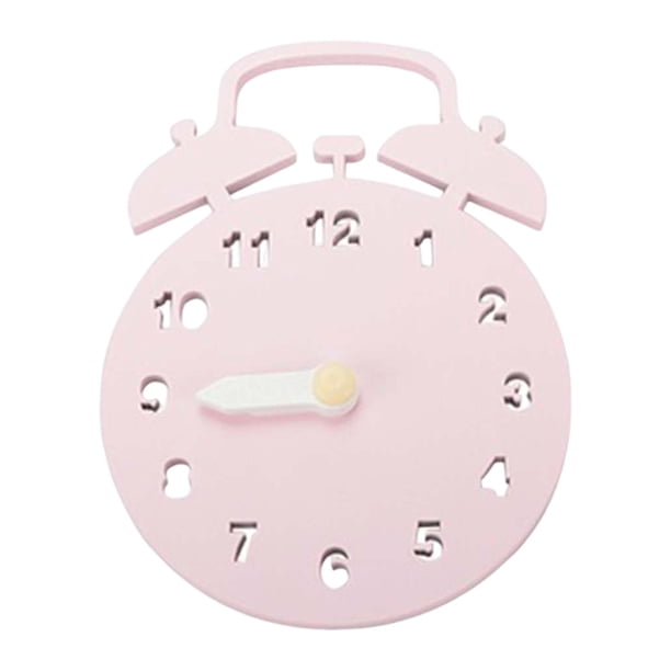 Reloj de Madera Montessori para , Reloj de Juguete para en Edad Preescolar, Juguete Educativo para Edades Tempranas, Tablero Ocupado, Acces Rosado Hugo tablero ocupado