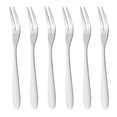 thumbnail image 1 of 6Pcs Forks, Mini Forks for Oyster and Shellfish, Appetizers Tasting Forks, Cocktail Fruit Forks, 1 of 6