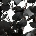 thumbnail image 2 of Nearly Natural Pre-Lit Artificial Halloween Eucalyptus Potted Tree - 6' - Orange and Purple LED, 2 of 4