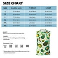 thumbnail image 5 of Lsque Green Avocado Print Men's Cotton Blend Sleeveless Muscle Shirts (S-3XL)- Moisture Wicking, Odor Protection, UPF 30+,3X-Large, 5 of 8