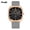 Gray, variant on New unisex watch for women and men, fashionable silicone strap square watch with quartz movement, trendy wristwatch for both men and women