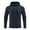Dark Blue, variant on Kalauyu Men's Quick Dry Warm Lightweight Running Jacket Full Zip Thermal Golf Track Jacket