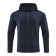 thumbnail image 1 of pstuiky camisa de manga larga para hombre, Chaqueta deportiva de manga larga con capucha y cremallera para hombre, color liso, con forro polar elástico salir tops xxl, 1 of 6