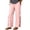 Pink #004, variant on Womens Summer Pants Casual High Waist Lightweight Side Slit Bow Pants with Pockets 2026 Summer Beach Vacation Trousers, XL
